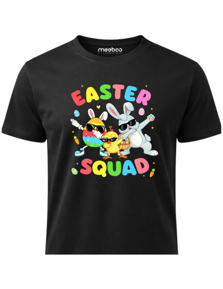 Koszulka Męska Easter Squad Wielkanocna Królik Pisanki