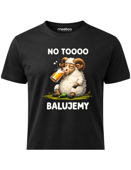 Koszulka Męska No To Balujemy Śmieszna Wielkanoc