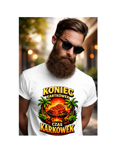 Koszulka Męska Koniec Kartkówek Czas...