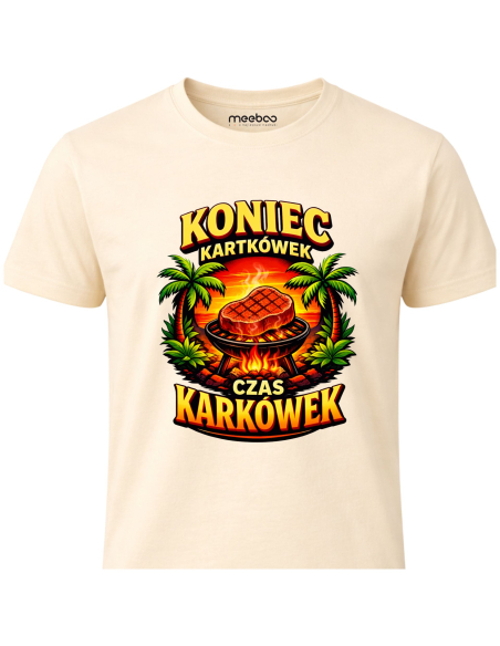 Koszulka Męska Koniec Kartkówek Czas Karkówek Grill