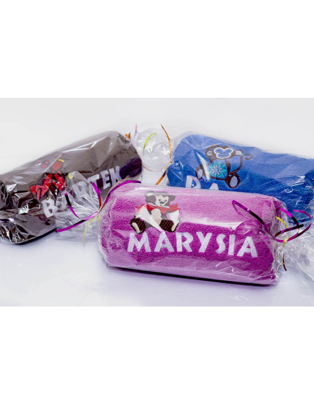 Ręcznik Biały 140x70 z haftem imię personalizowany prezent dla niego niej