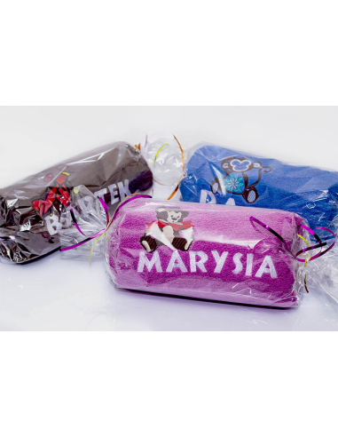 Ręcznik Czerwony 140x70 z haftem imię...