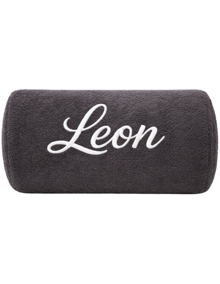 Ręcznik Stalowy 140x70 z haftem imię personalizowany prezent dla niego niej