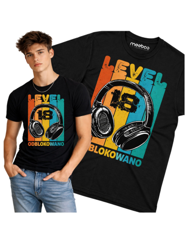 Koszulka Męska młodzieżowa Level 18...
