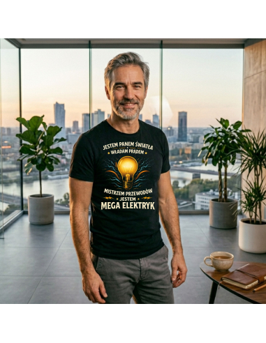 Koszulka Męska Jestem Panem Światła
