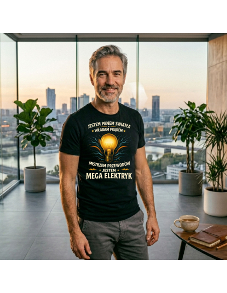 Koszulka Męska Jestem Panem Światła
