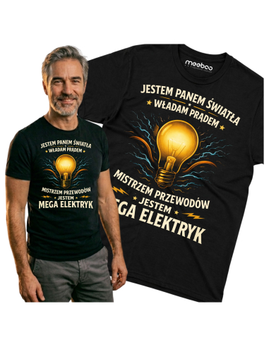 Koszulka Męska Jestem Panem Światła