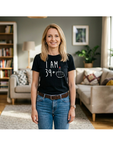 Koszulka Damska Czarna 39+