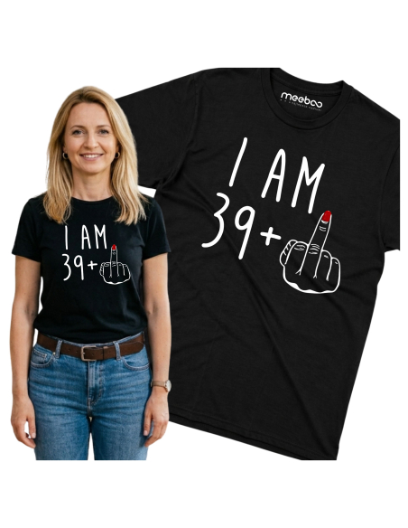 Koszulka Damska Czarna 39+