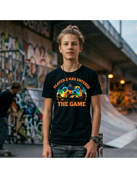 Koszulka Męska młodzieżowa Player 2 Has Entered