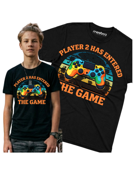 Koszulka Męska młodzieżowa Player 2 Has Entered