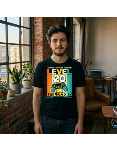 Koszulka Męska młodzieżowa Level 20...