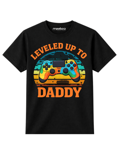 Koszulka Męska Leveled Up Daddy