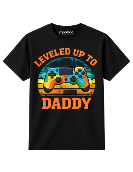 Koszulka Męska Leveled Up Daddy