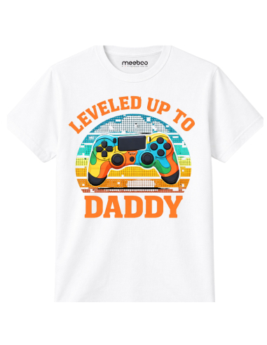 Koszulka Męska Leveled Up Daddy