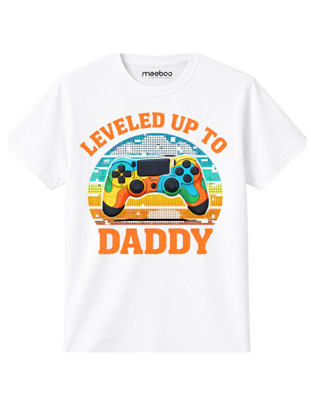 Koszulka Męska Leveled Up Daddy