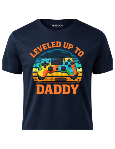 Koszulka Męska Leveled Up Daddy