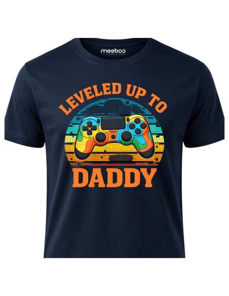 Koszulka Męska Leveled Up Daddy
