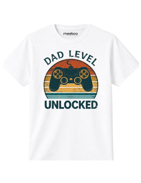 Koszulka Męska Dad Level Unlocked