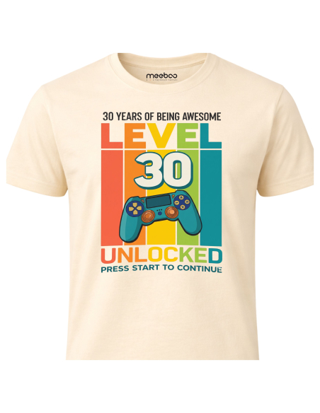 Koszulka Męska Level 30 Unlocked!