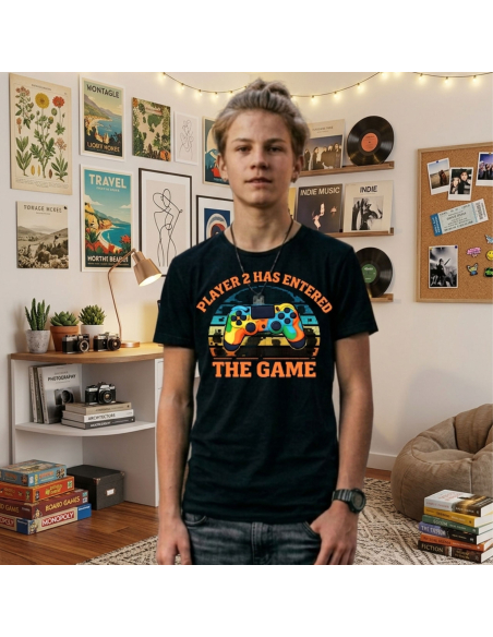 Koszulka Męska młodzieżowa Player 2 Has Entered