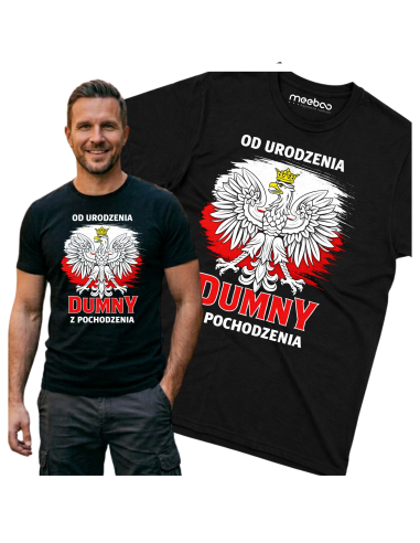 Koszulka Męska Od Urodzenia Dumny z...