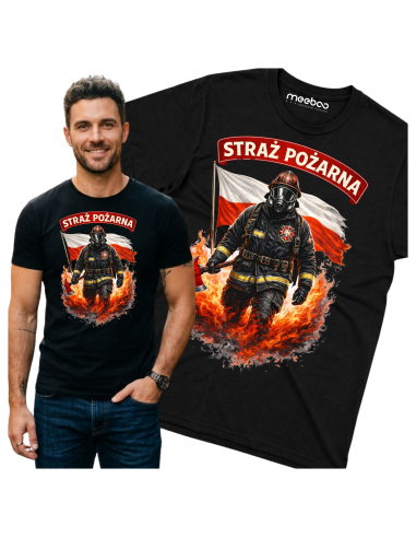 Koszulka Męska Straż Pożarna Na Dzień...