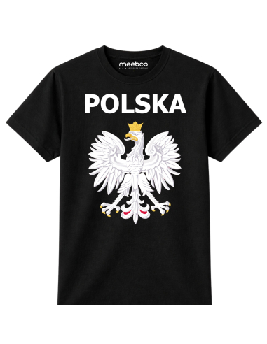 Koszulka Męska Godło Polski Z Napisem...