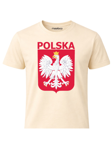 Męska koszulka Godło Polski Czerwone