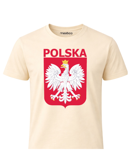 Męska koszulka Godło Polski Czerwone