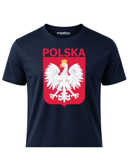 Męska koszulka Godło Polski Czerwone
