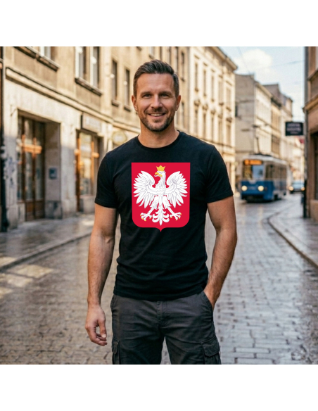 Koszulka Męska Herb Godło Polski
