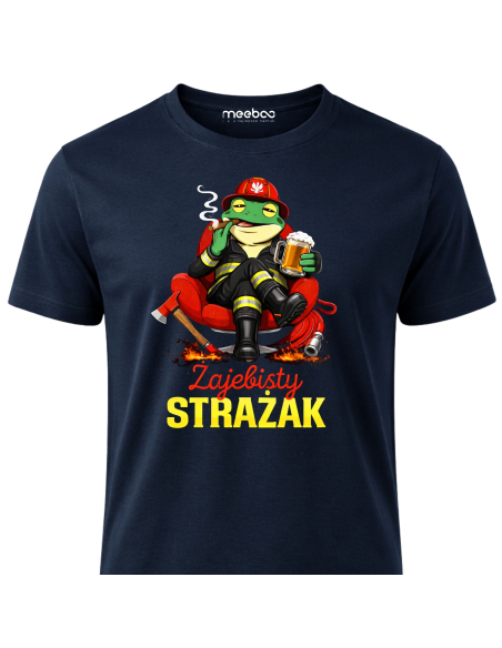 Koszulka Męska Żajebisty Strażak