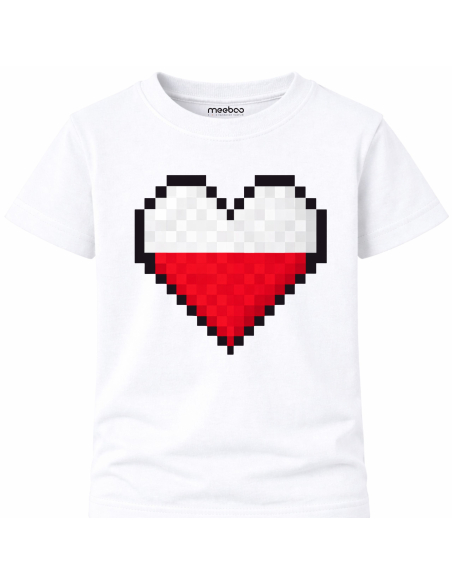 Koszulka Dziecięca Polska Minecraft