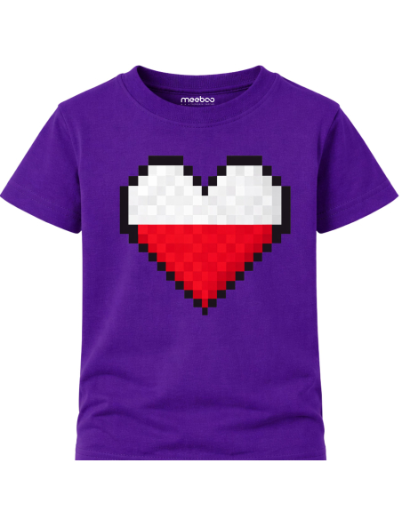 Koszulka Dziecięca Polska Minecraft