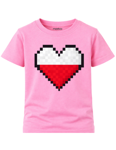 Koszulka Dziecięca Polska Minecraft
