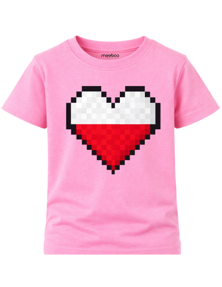 Koszulka Dziecięca Polska Minecraft