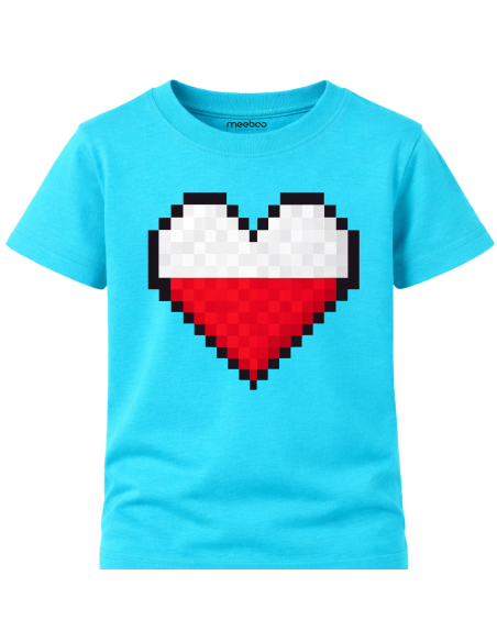 Koszulka Dziecięca Polska Minecraft