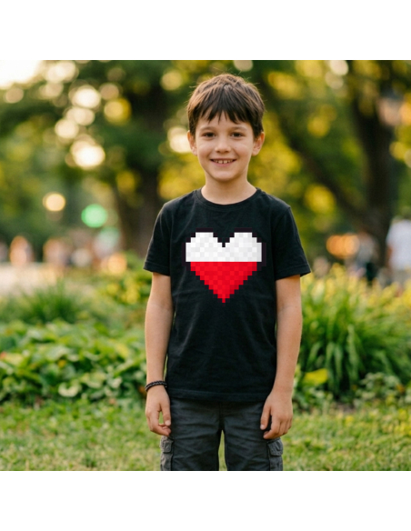 Koszulka Dziecięca Polska Minecraft