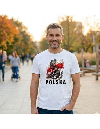Koszulka Męska Husaria Żużel