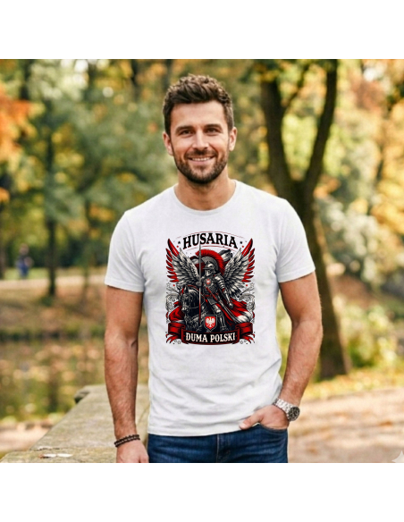 Koszulka Męska Husaria Duma Polski
