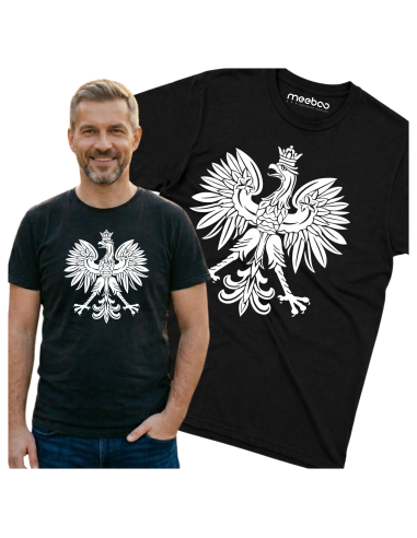 Koszulka Męska Godło Herb Polski