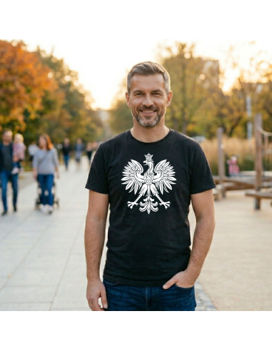 Koszulka Męska Godło Herb Polski