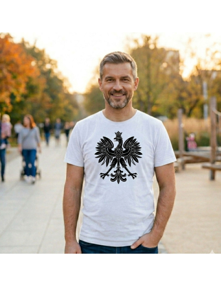 Koszulka Męska Godło Herb Polski