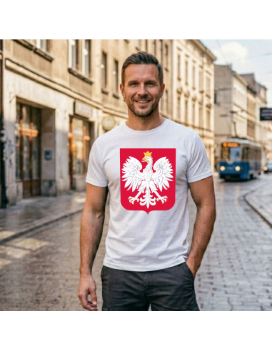 Koszulka Męska Herb Godło Polski