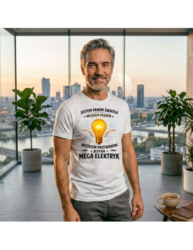 Koszulka Męska Jestem Panem Światła