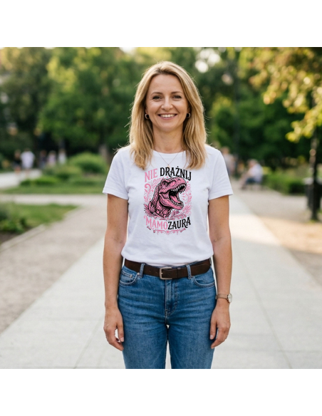 Koszulka Damska - Nie drażnij Mamozaura 2