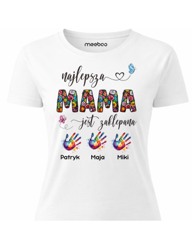 Koszulka Damska - Najlepsza Mama Jest...