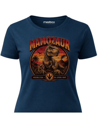 Koszulka Damska - Mamozaur Vintage