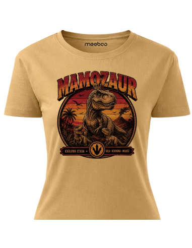 Koszulka Damska - Mamozaur Vintage
